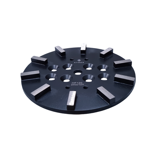 Rectangle 10 Segment Plate 250mm (10 inch) 120 Grit