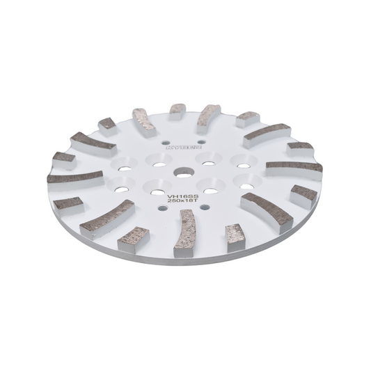 Turbo 18 Segments Plate 250mm (10 inch) Very Hard Concrete 16 Grit