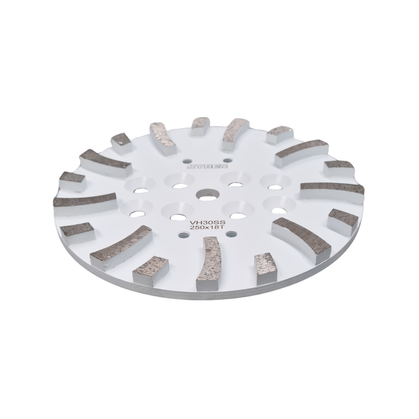 Turbo 10 Segments Plate 250mm (10 inch) Very Hard Concrete 30 Grit