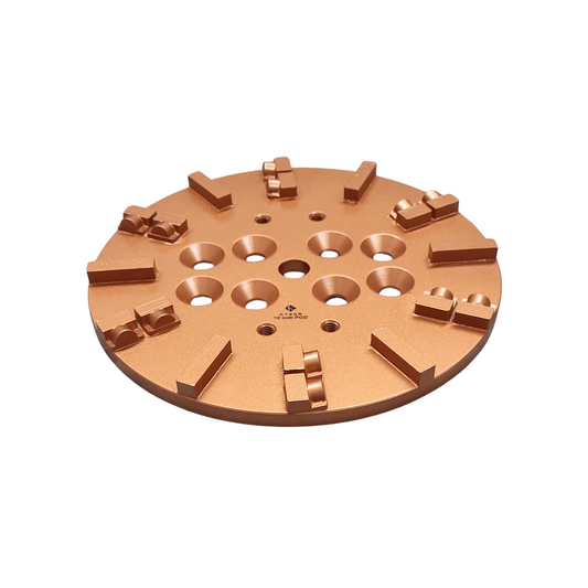 PCD Plate 250mm Heavy Duty (10 inch) Glue Removal PCD With Control Segments