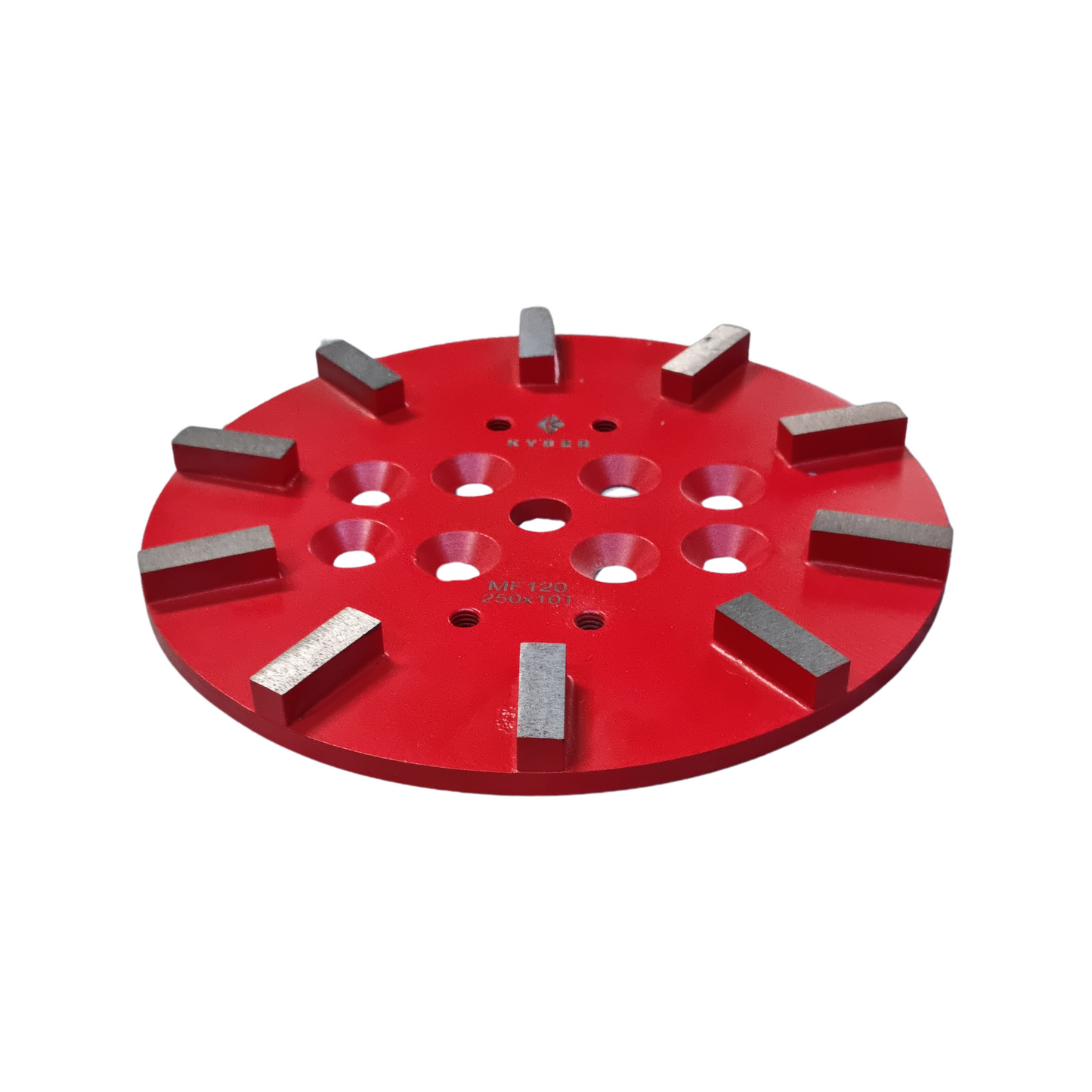 Rectangle 10 Segment Plate 250mm (10 inch) 120 Grit