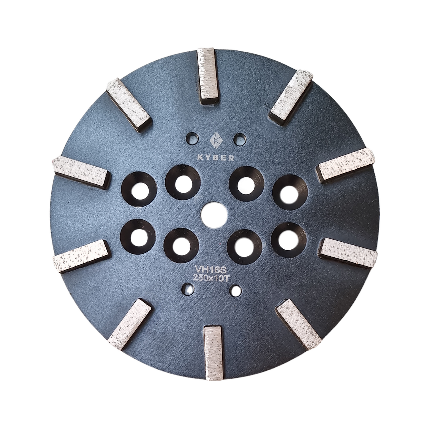 Rectangle 10 Segment Plate 250mm (10 inch) 16 Grit