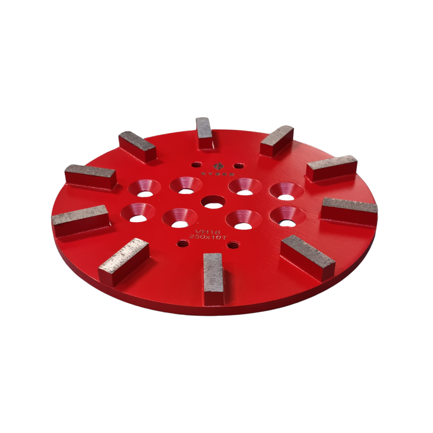 Rectangle 10 Segment Plate 250mm (10 inch) 16 Grit