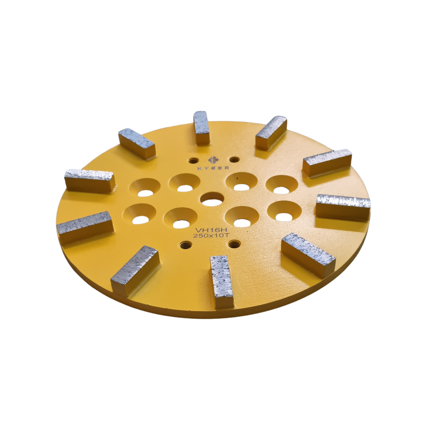 Rectangle 10 Segment Plate 250mm (10 inch) 16 Grit