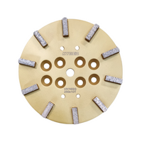 Rectangle 10 Segment Plate 250mm (10 inch) 16 Grit