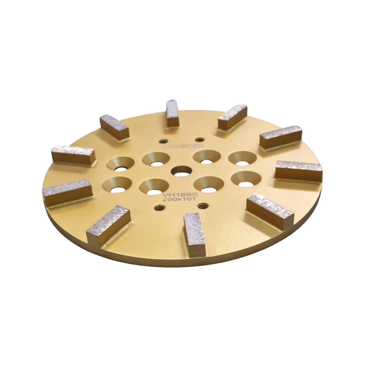 Rectangle 10 Segment Plate 250mm (10 inch) 16 Grit