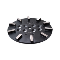 Rectangle 10 Segment Plate 250mm (10 inch) 30 Grit