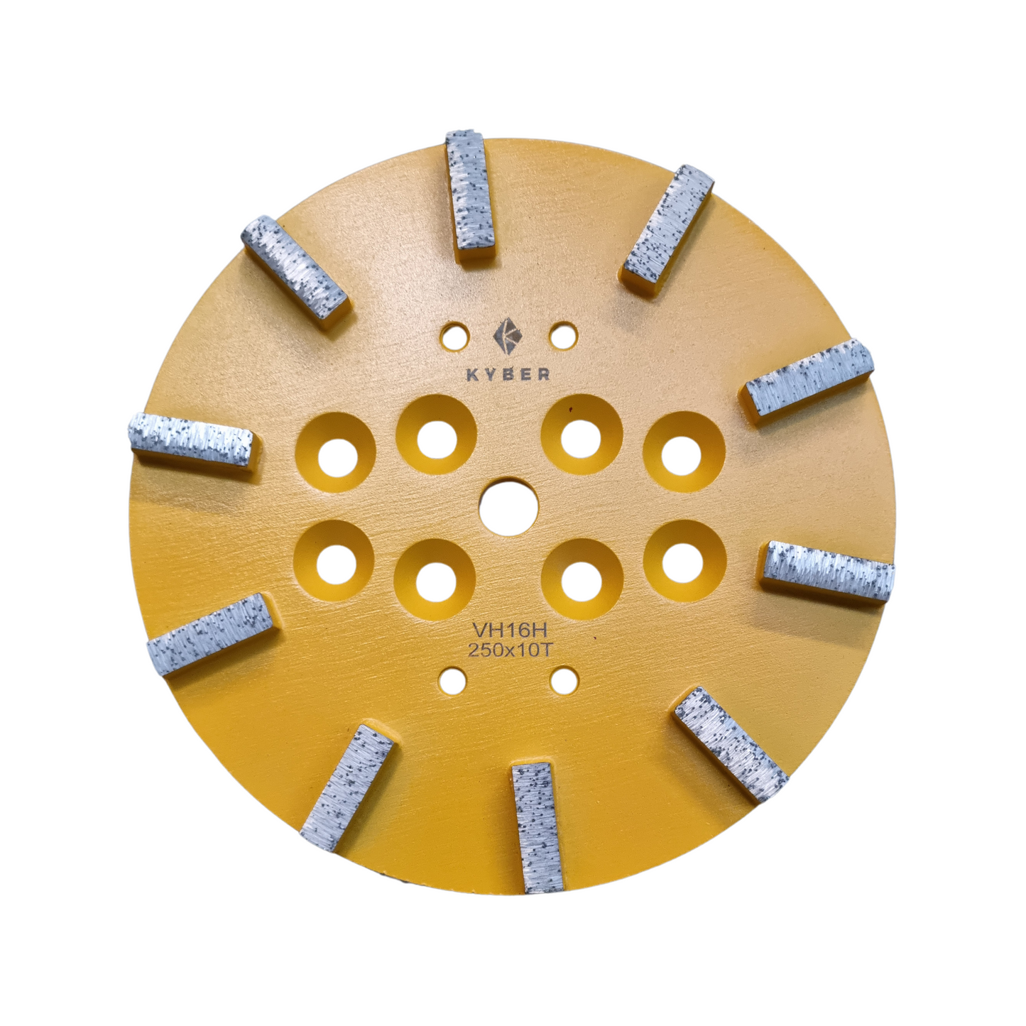 Rectangle 10 Segment Plate 250mm (10 inch) 16 Grit