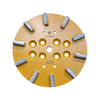 Rectangle 10 Segment Plate 250mm (10 inch) 16 Grit