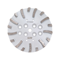 Turbo 18 Segments Plate 250mm (10 inch) Very Hard Concrete 16 Grit
