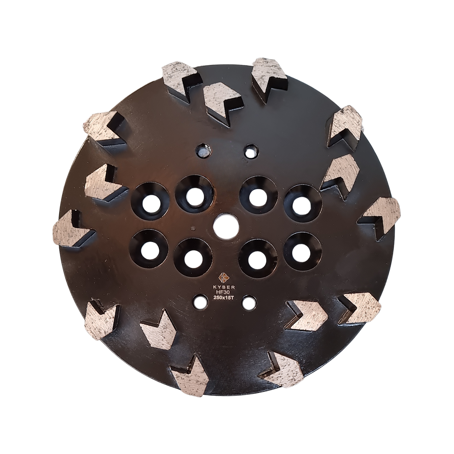 Arrow Plate 15 Segments 250mm (10 inch) 30 Grit