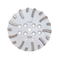 Turbo 10 Segments Plate 250mm (10 inch) Very Hard Concrete 30 Grit