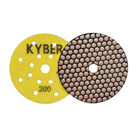Diamond Polishing Pads 125mm (5 inch) 200 Grit