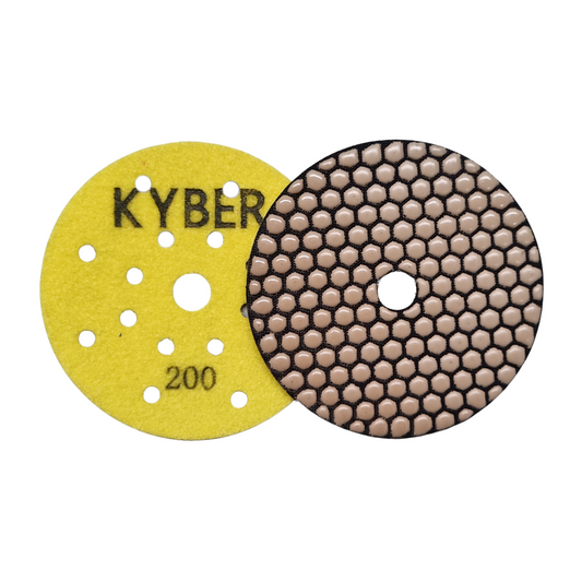 Diamond Polishing Pads 125mm (5 inch) 200 Grit