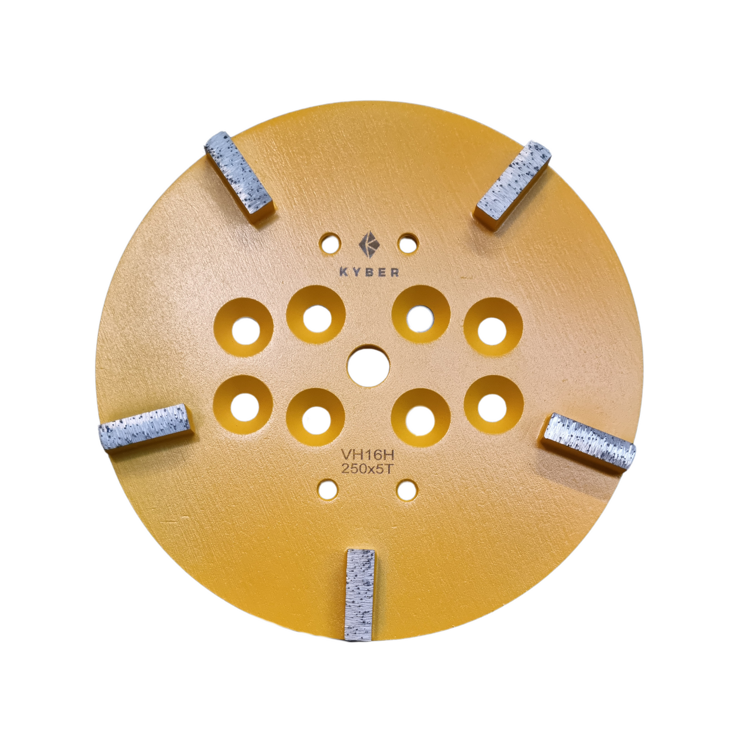 Rectangle Plate 5 Segments 250mm (10 inch) 16 Grit