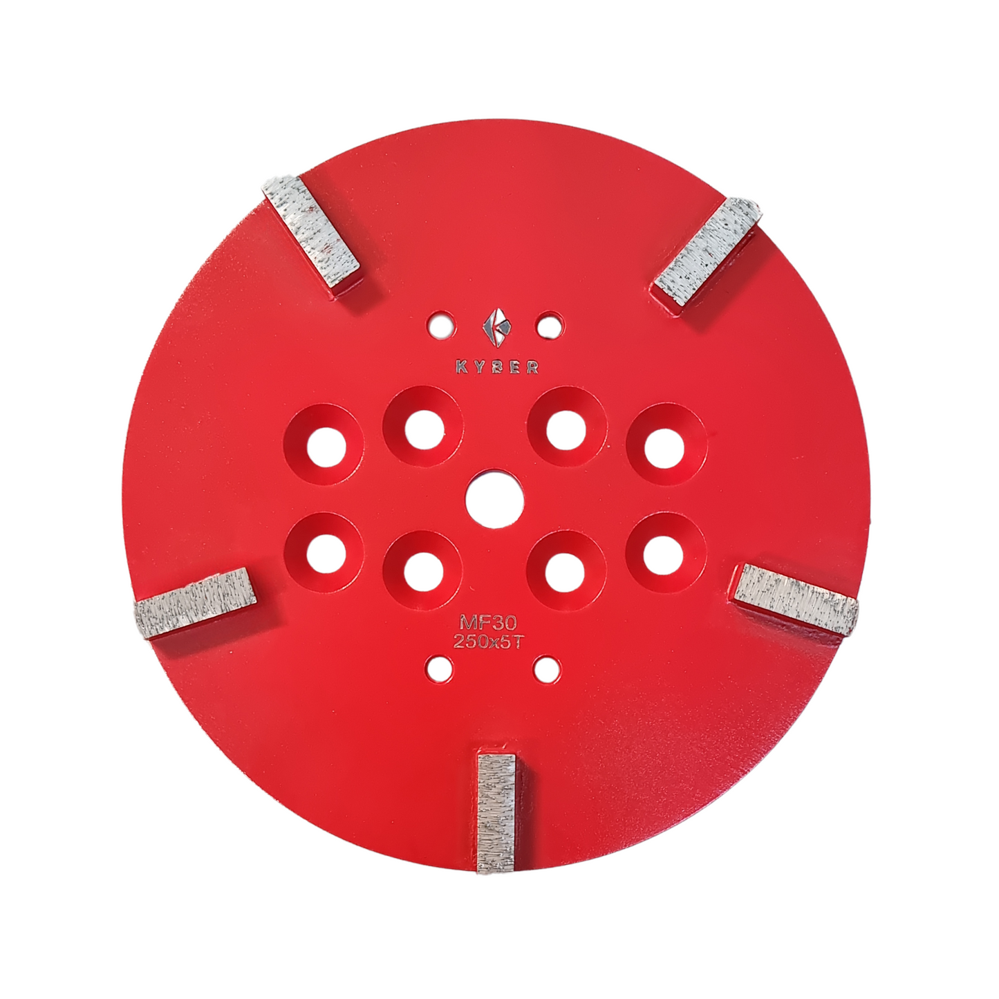 Rectangle Plate 5 Segments 250mm (10 inch) 30 Grit