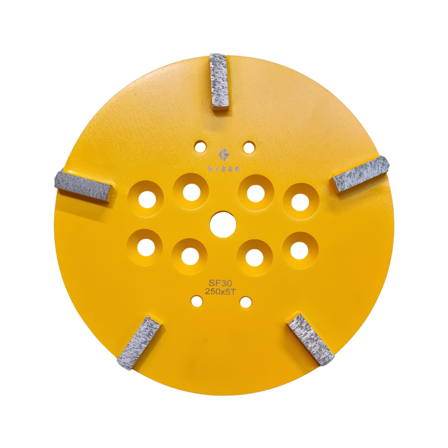 Rectangle Plate 5 Segments 250mm (10 inch) 30 Grit