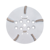 Turbo 5 Segments Plate 250mm (10 inch) Very Hard Concrete 30 Grit