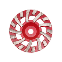 Satellite Flat Wheel 180mm (7 inch) 16 Grit Extra Soft (Very Hard Floor)