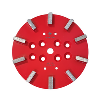 Rectangle 10 Segment Plate 250mm (10 inch) 30 Grit