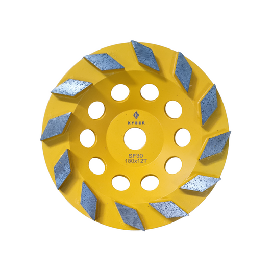 Diamond Cup Wheel 180mm (7 inch) 30 Grit