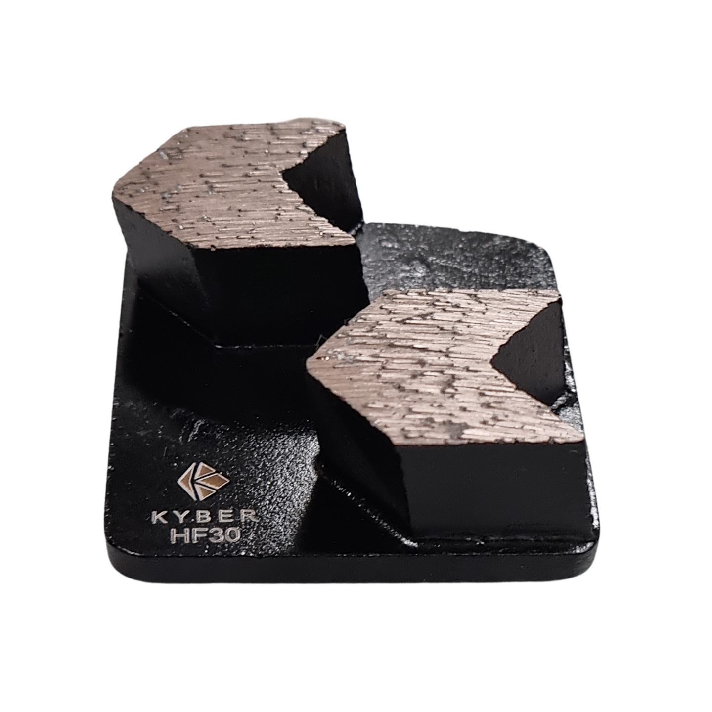Kyber Redi-Lock Double Arrow 30 Grit Diamond Grinding Shoe for concrete
