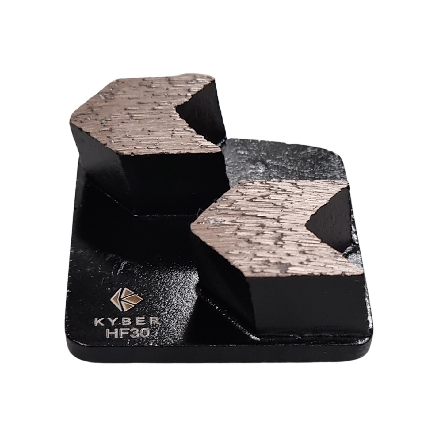 Kyber Redi-Lock Double Arrow 30 Grit Diamond Grinding Shoe for concrete

