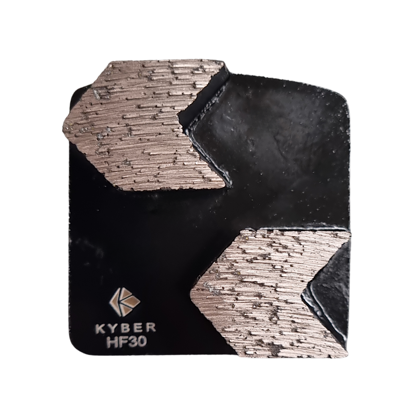 Kyber Redi-Lock Double Arrow 30 Grit Diamond Grinding Shoe for concrete
