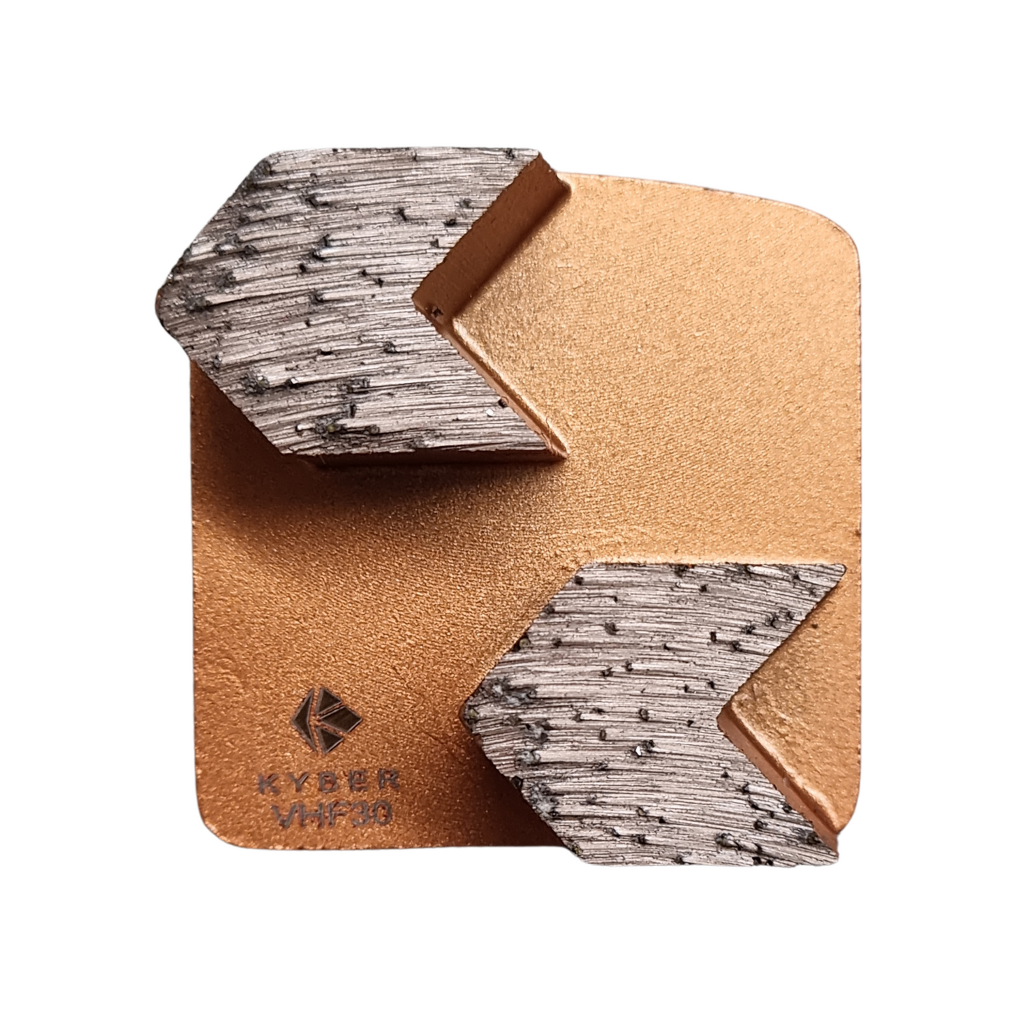 Kyber Redi-Lock Double Arrow 30 Grit Diamond Grinding Shoe for concrete
