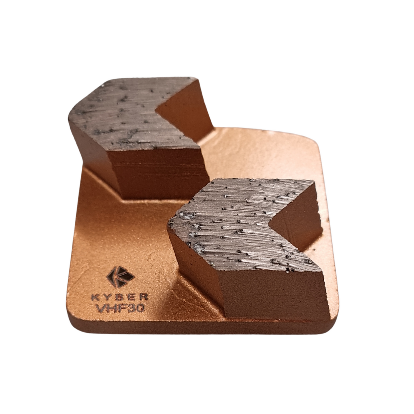 Kyber Redi-Lock Double Arrow 30 Grit Diamond Grinding Shoe for concrete
