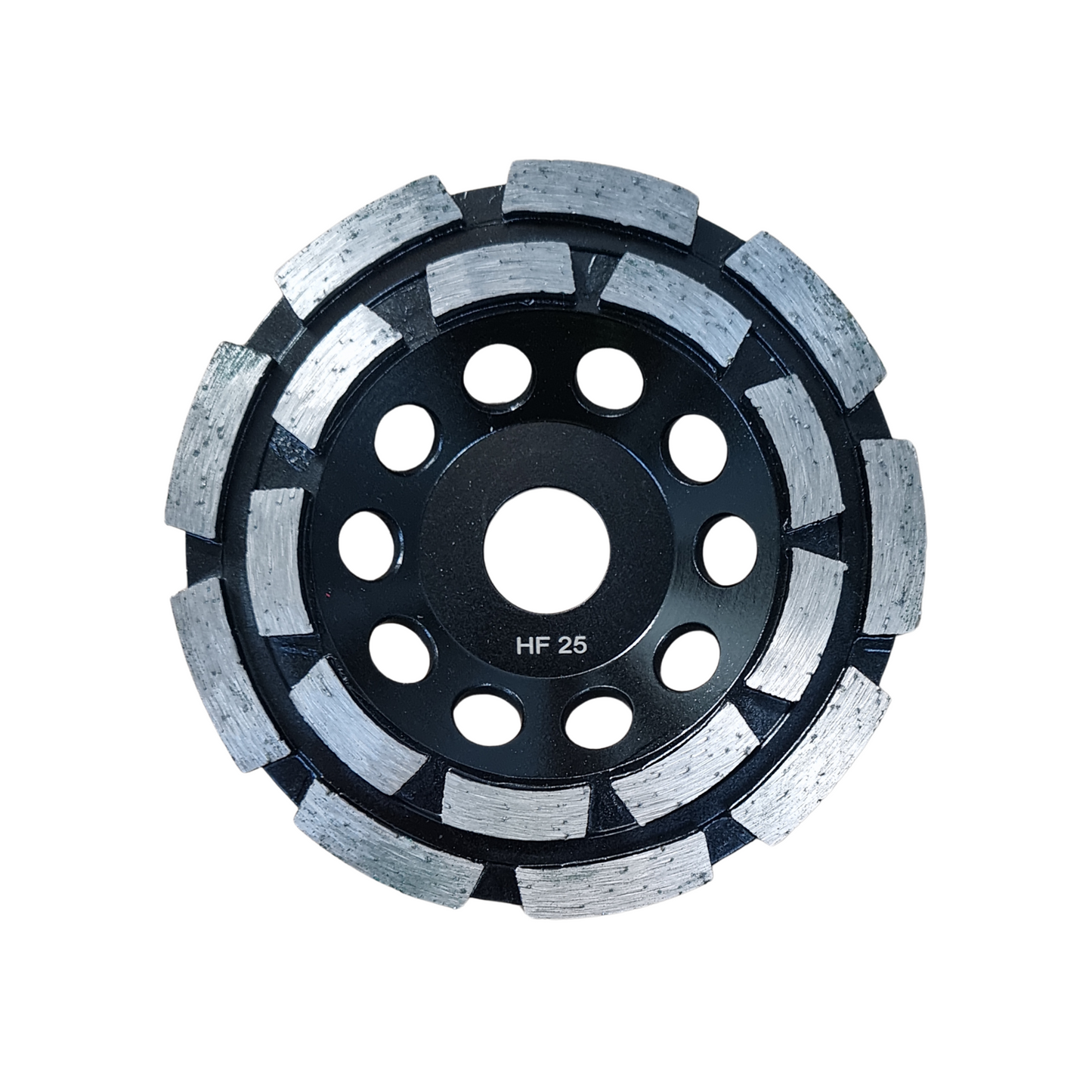 Double Row 125mm (5 inch) 25 Grit Soft Bond (Hard Concrete)