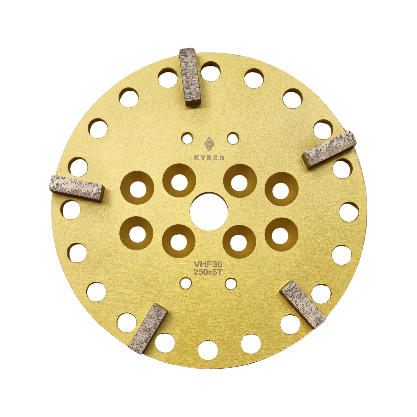 Rectangle Plate 5 Segments 250mm (10 inch) 30 Grit