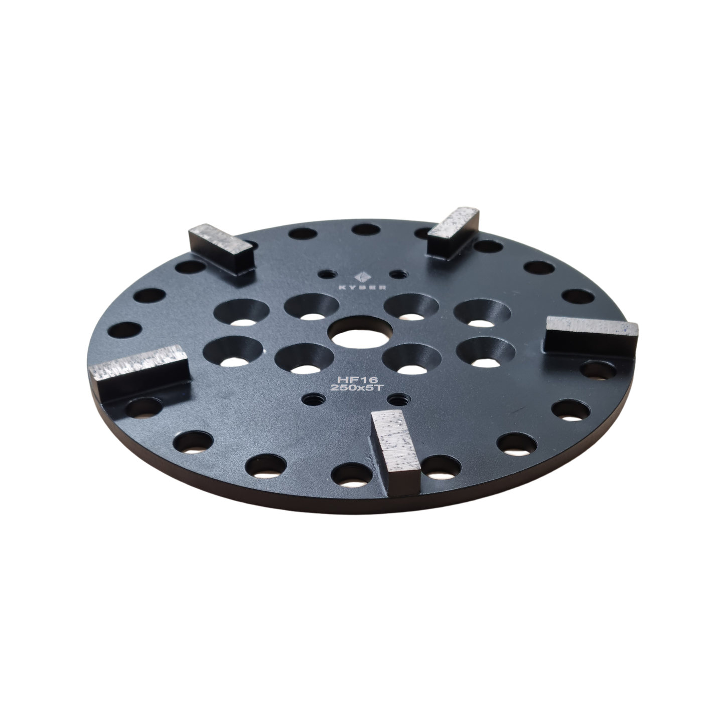 Rectangle Plate 5 Segments 250mm (10 inch) 16 Grit