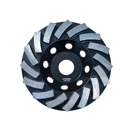 Fan Segments 125mm (5 inch) 120 Grit Soft Bond (Hard Concrete)