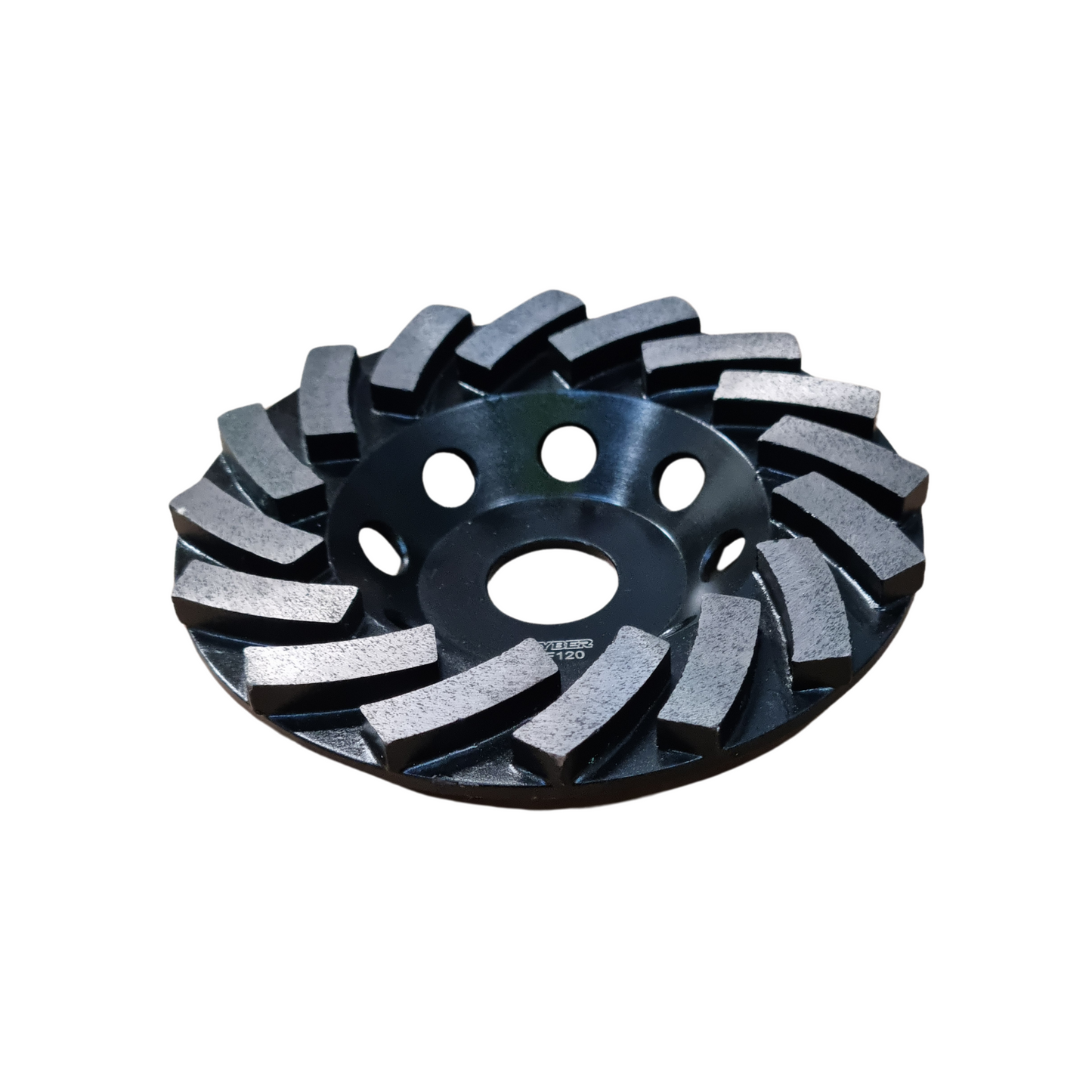 Fan Segments 125mm (5 inch) 120 Grit Soft Bond (Hard Concrete)