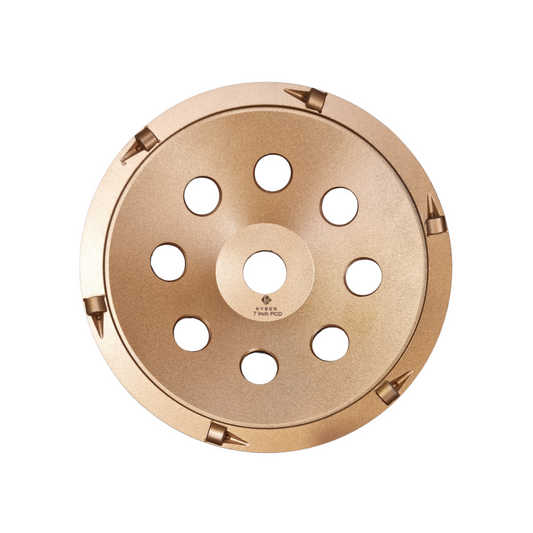 PCD Cup Wheel 180mm (7 inch) Glue Removal Without Control Segments