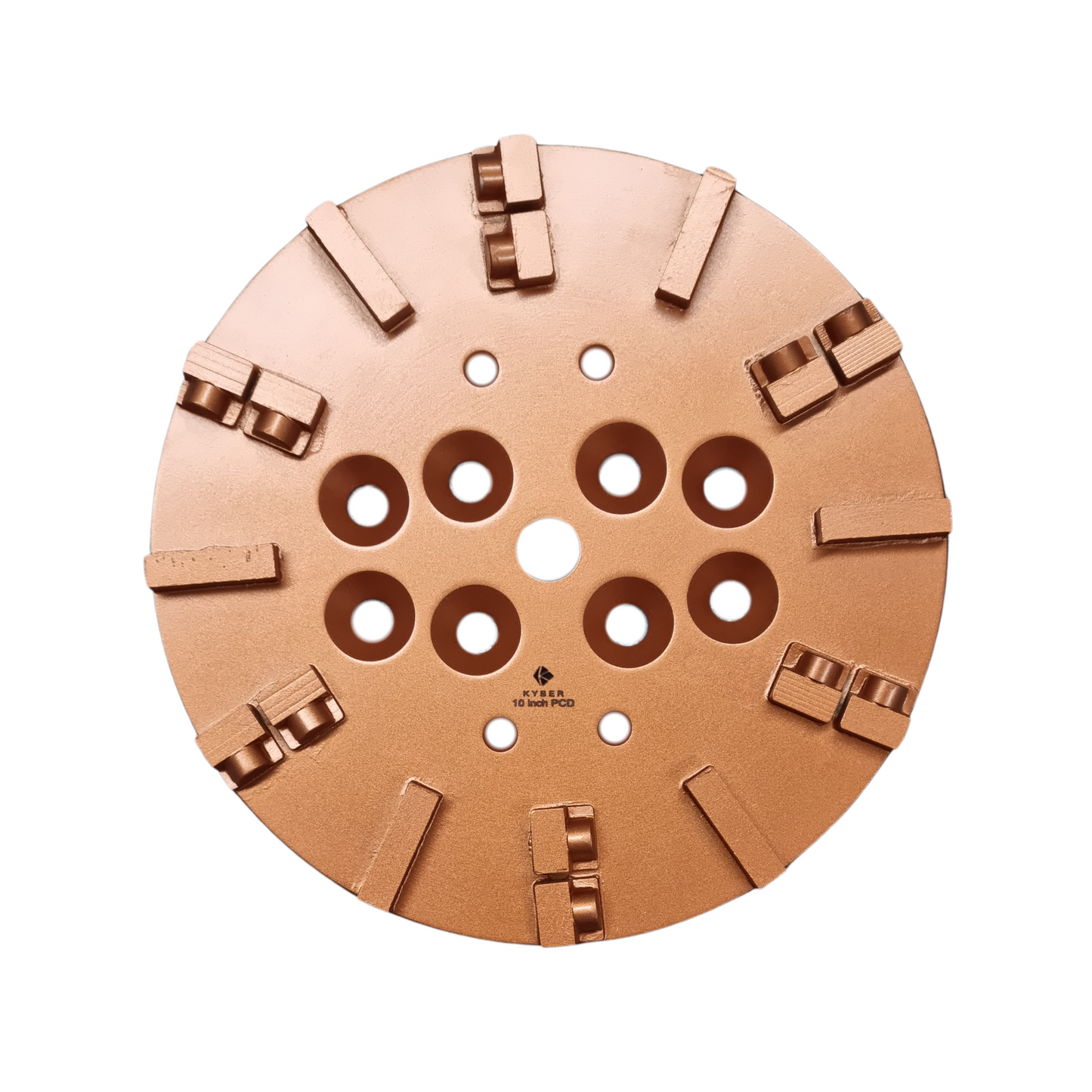 PCD Plate 250mm Heavy Duty (10 inch) Glue Removal PCD With Control Segments