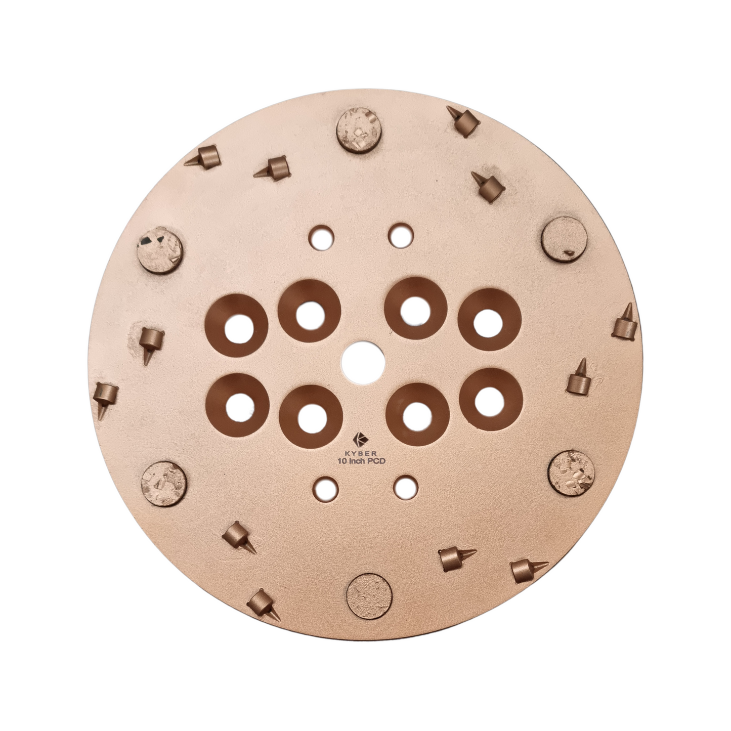 PCD Plate 250mm (10 inch) Glue Removal PCD With Control Segments