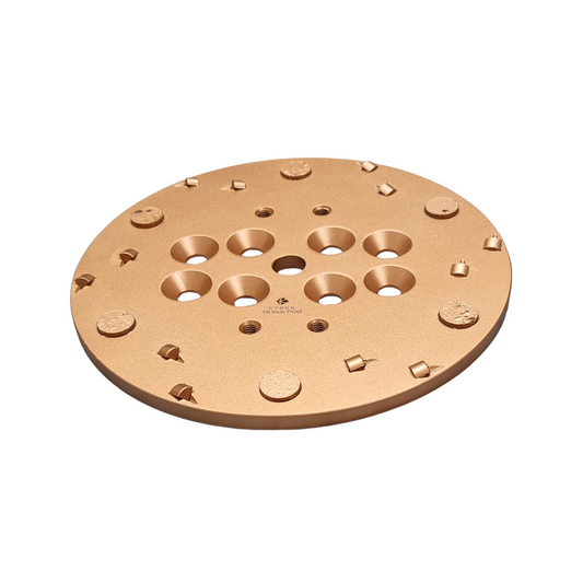 PCD Plate 250mm (10 inch) Glue Removal PCD With Control Segments