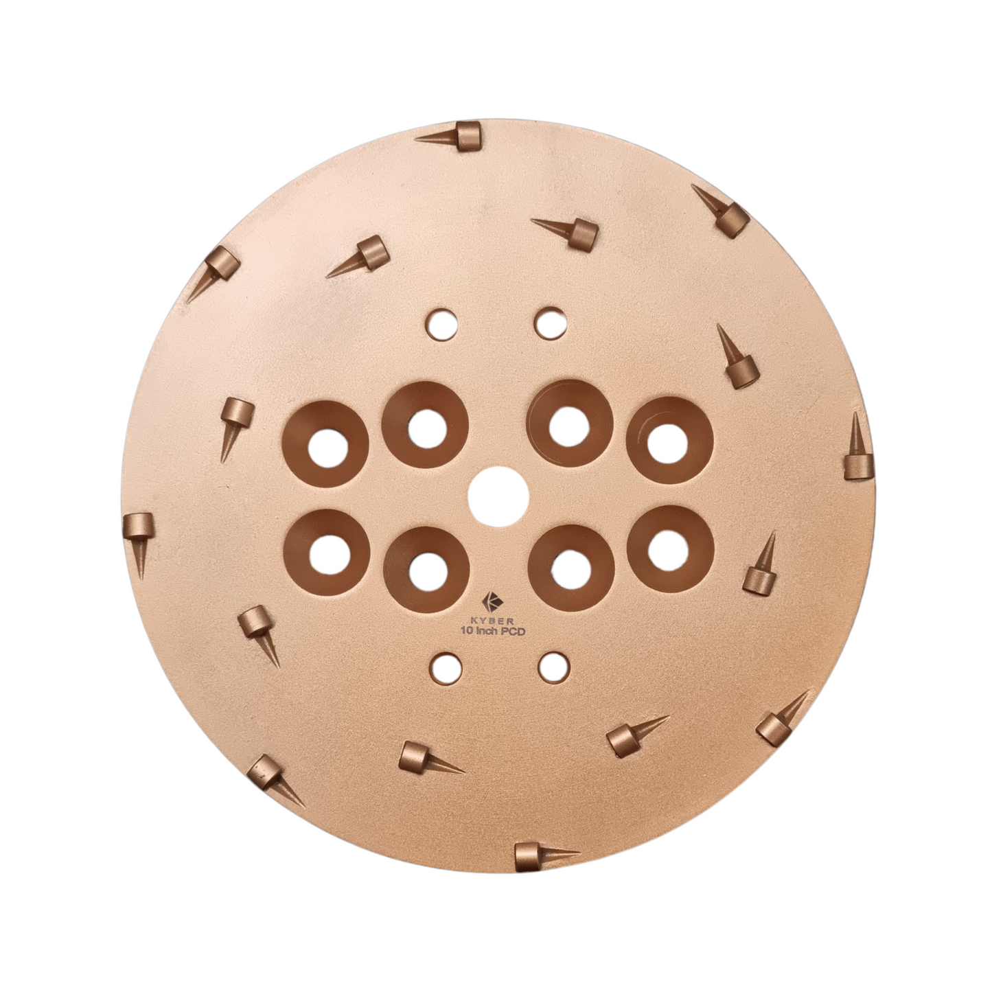 PCD Plate 250mm (10 inch) Glue Removal PCD Without Control Segments