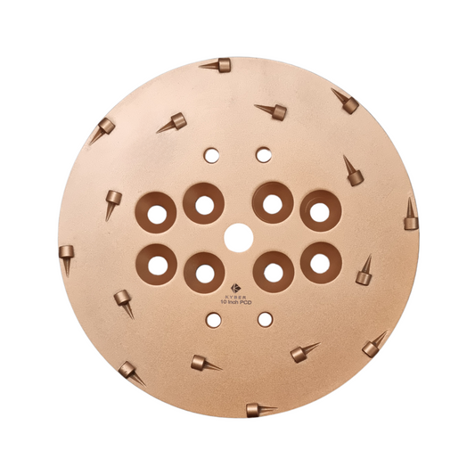 PCD Plate 250mm (10 inch) Glue Removal PCD Without Control Segments