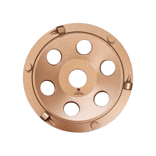 PCD Cup Wheel 125mm (5 inch) Glue Removal With Control Segments