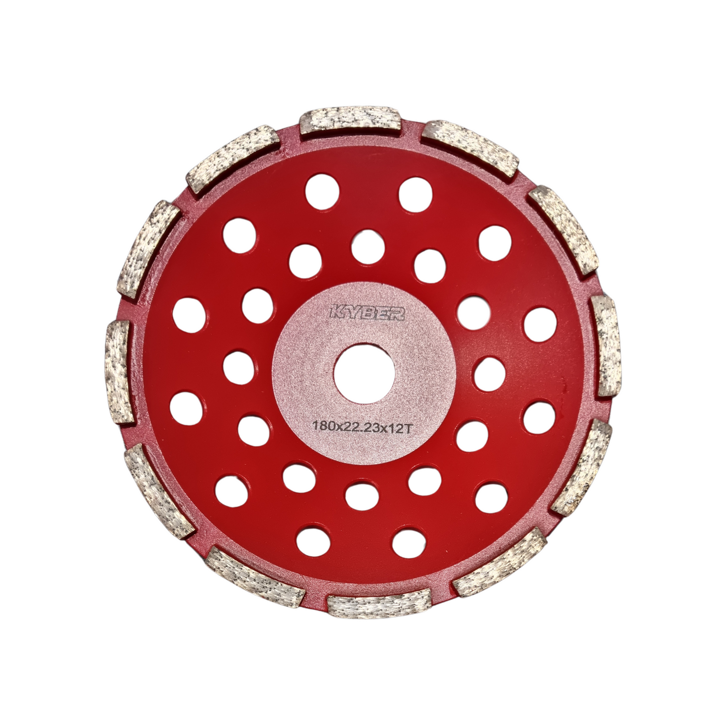 Single Row Wheel 180mm (7 inch) 30 Grit Soft Bond (Hard Concrete)