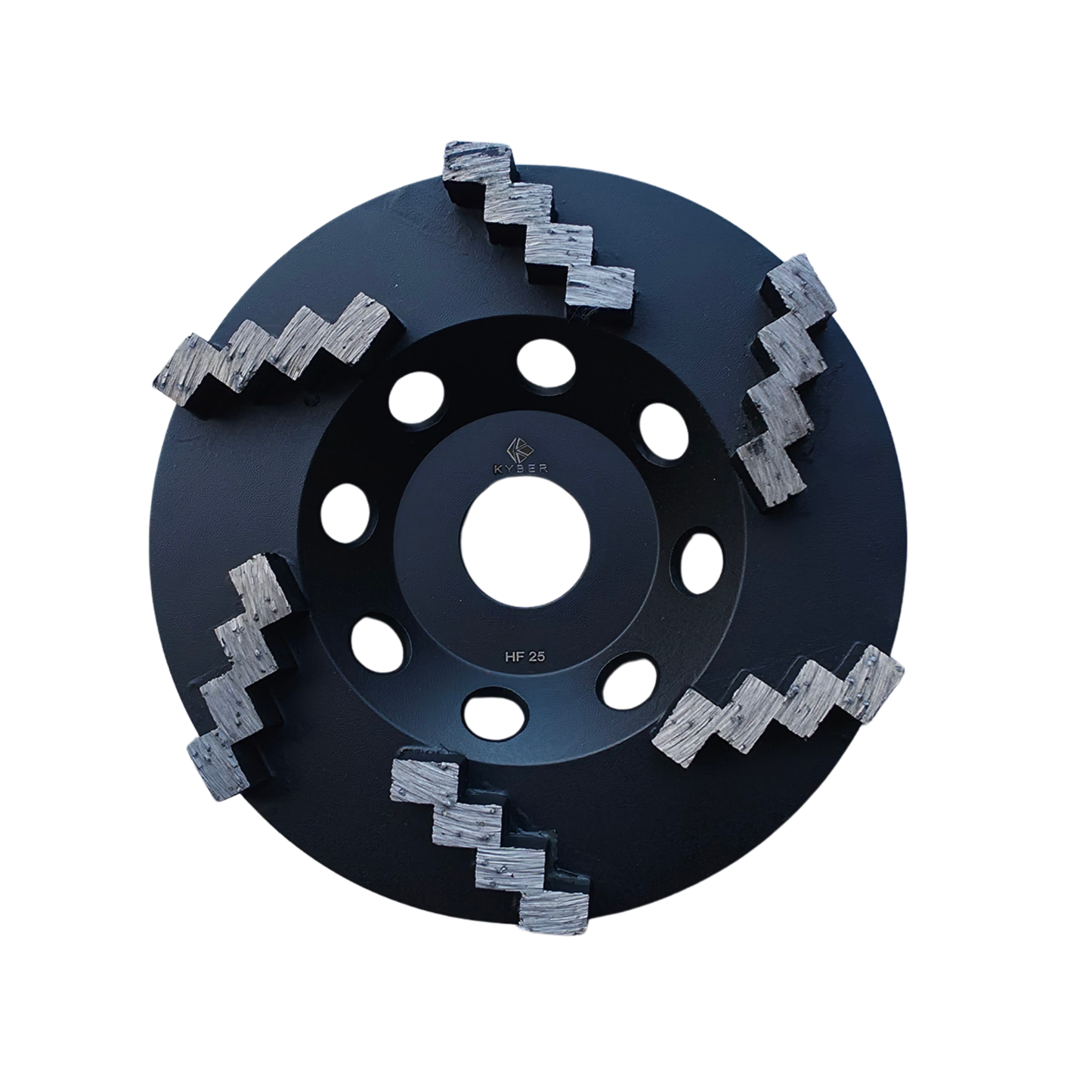 Zig Zag Cup Wheel 5 inch (125mm) 25 Grit
