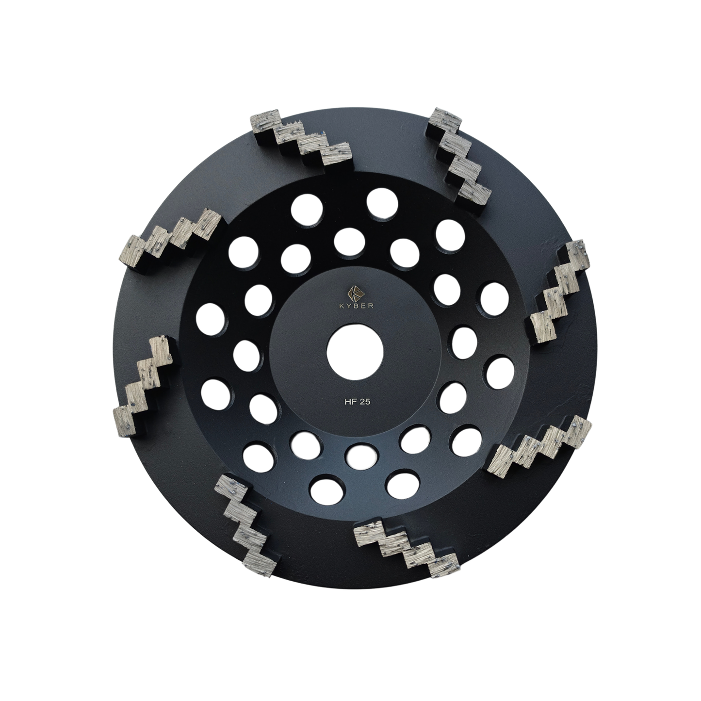 Zig Zag Cup Wheel 7 inch (180mm) 25 Grit